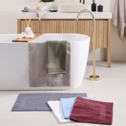 Lotus Towelling Bath Mat