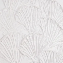 Lucia Shell Textured Small Framed Canvas Wall Art