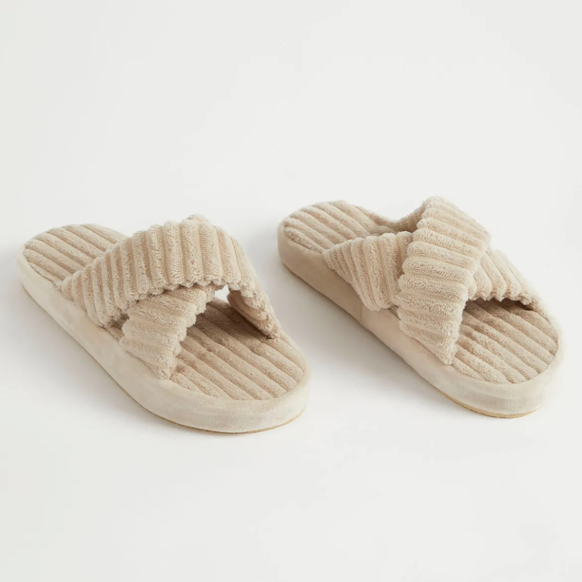 Lucy Cross Strap Home Slippers