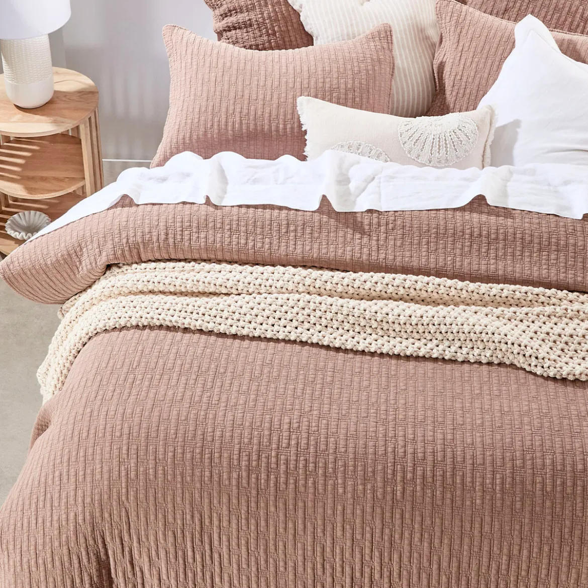 Lucy Knit Cotton Throw
