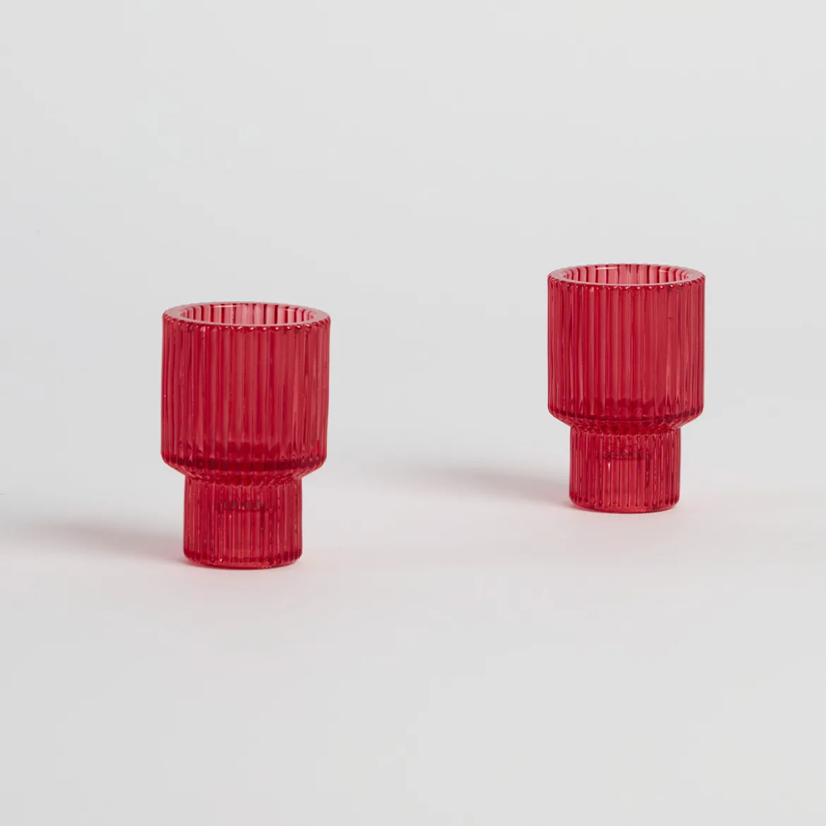 Lulu Red Tealight / Tapered Candle Holder