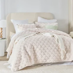 Maeve Faux Fur Coverlet Set
