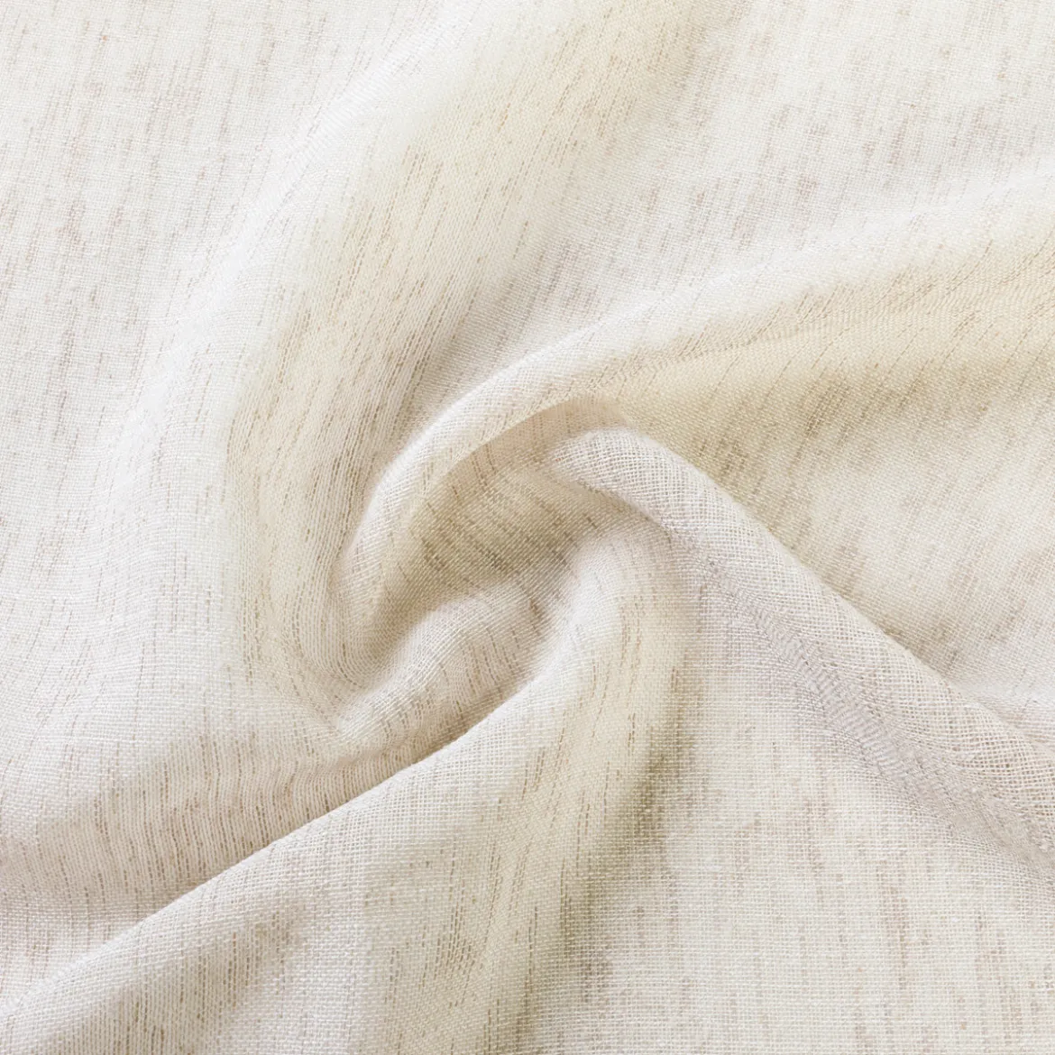 Marina Sheer Beige Curtain Set of 2