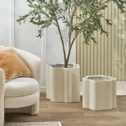 Marlo Wave Decorative Pot