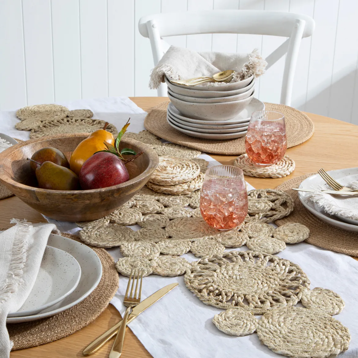 Maroc Natural Jute Table Runner