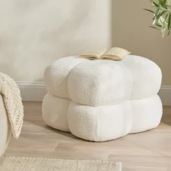 Marshmallow Ottoman