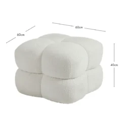 Marshmallow Ottoman