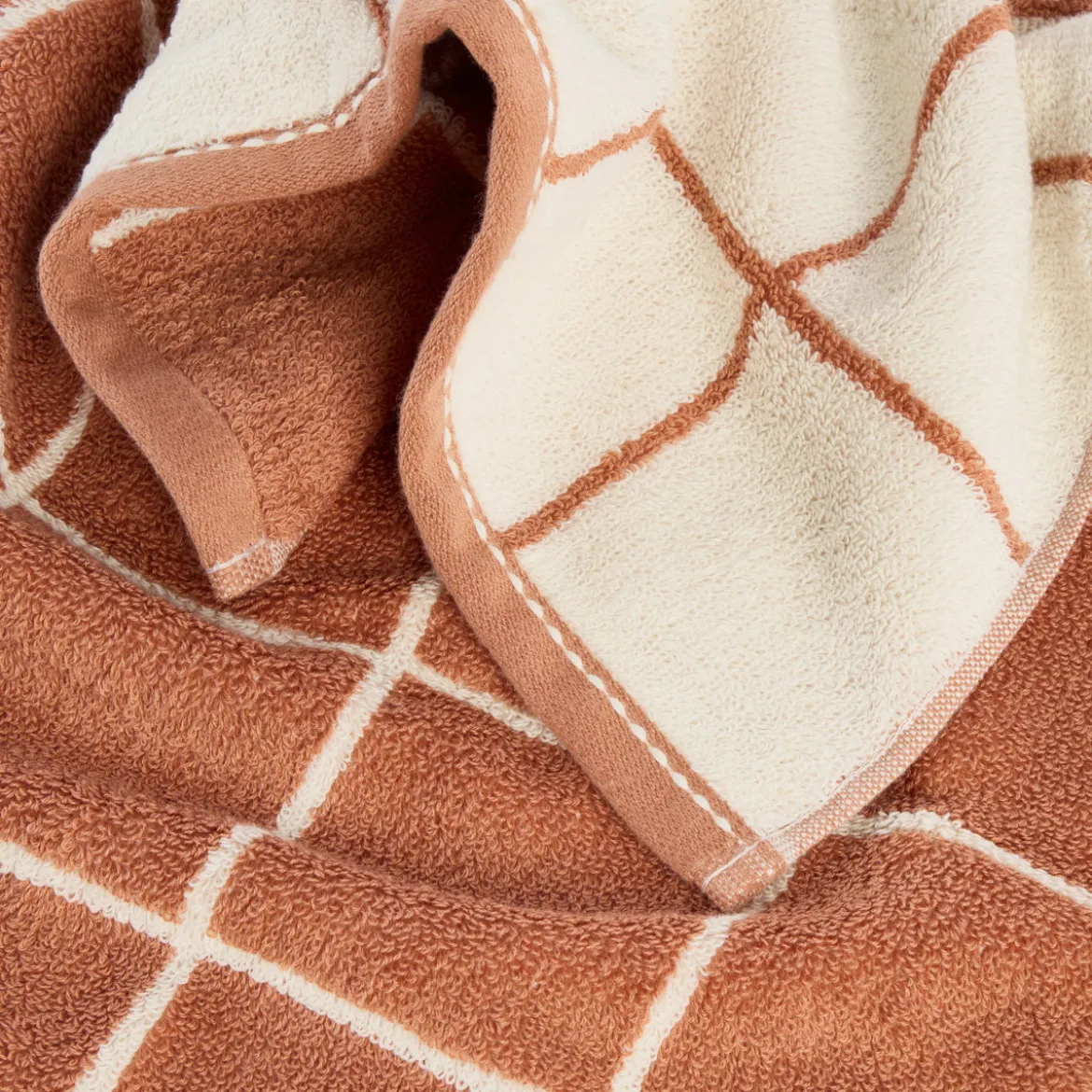Maverick Reversible Check Hand Towel 2 Pack