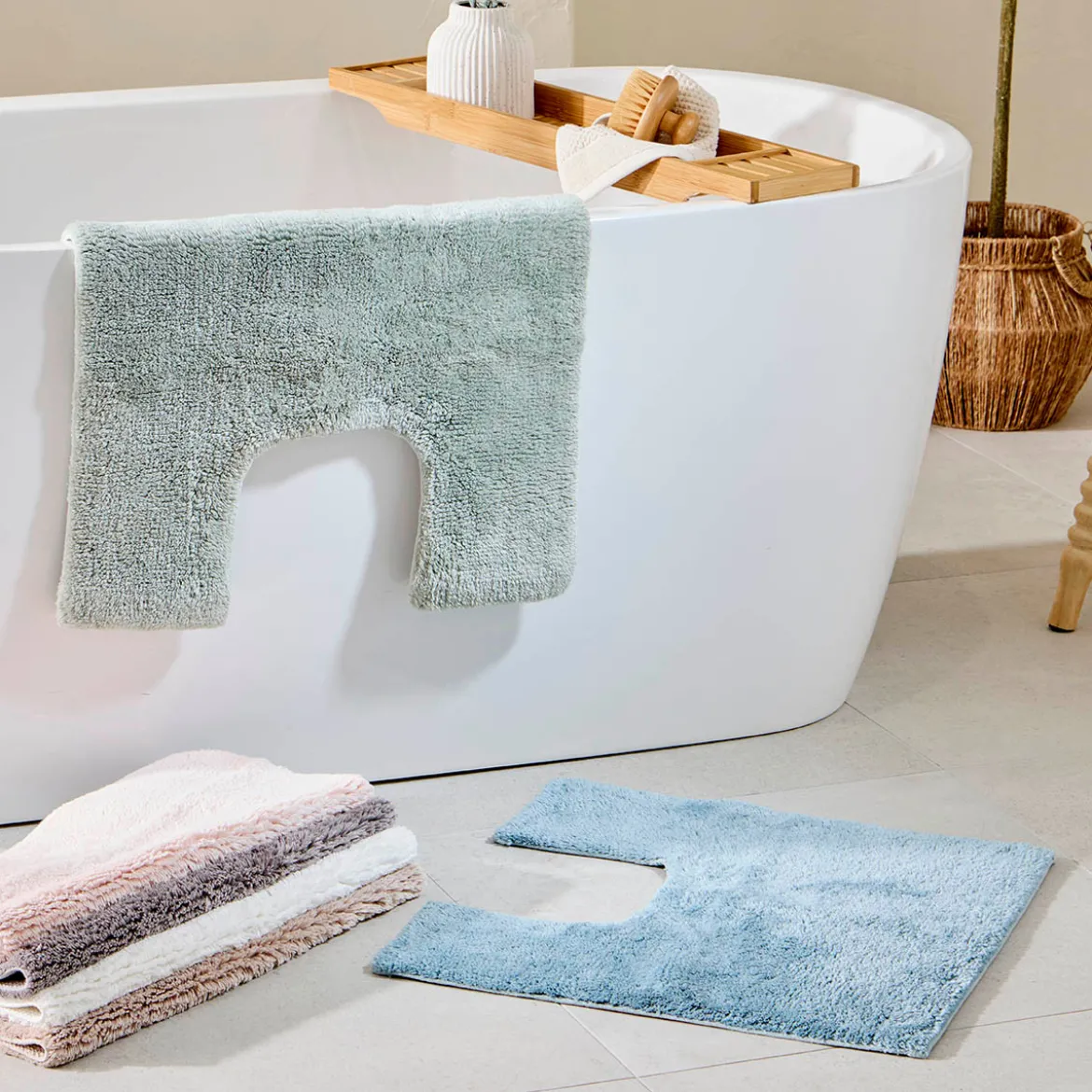 Maya Cotton Bamboo Contour Mat