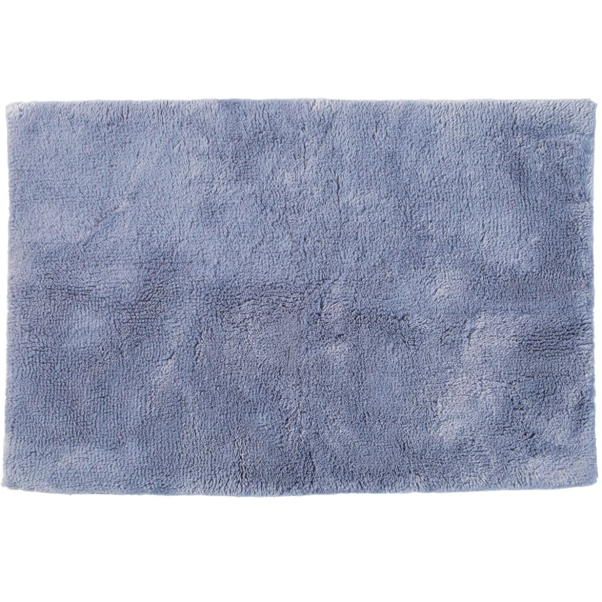 Maya Denim Blue Cotton Bamboo Bath Mat