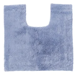 Maya Denim Blue Cotton Bamboo Contour Mat