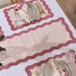 Maya Scalloped Table Runner