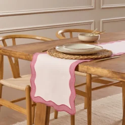 Maya Scalloped Table Runner