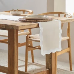 Maya Scalloped Table Runner