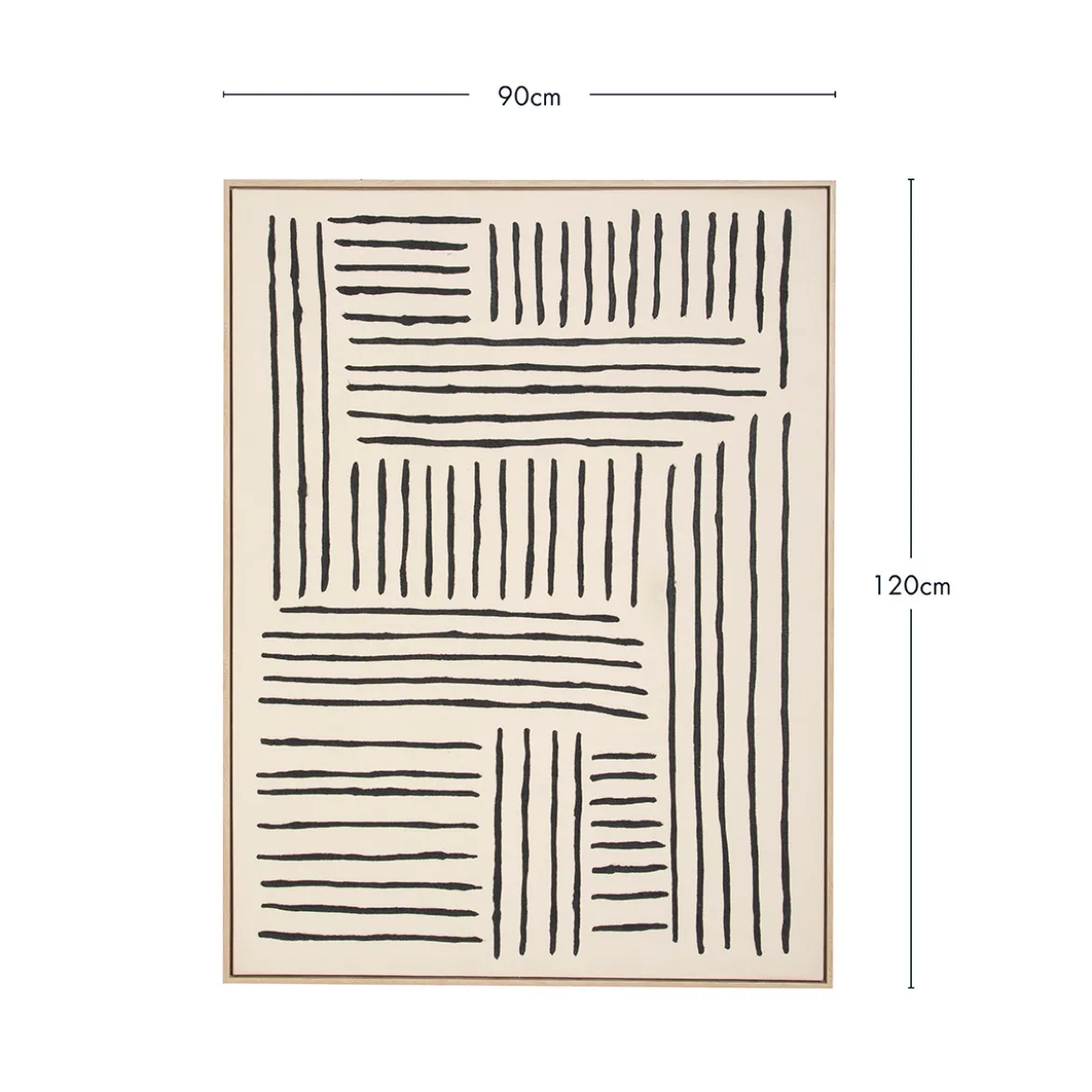 Maze Framed Canvas Wall Art