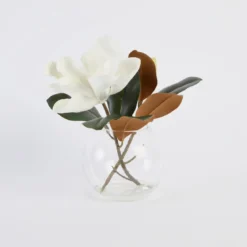 Meadow Artificial Magnolia in Vase