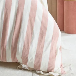 Milah Clay Stripe Quilt Cover Set