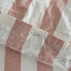 Milah Clay Stripe Quilt Cover Set
