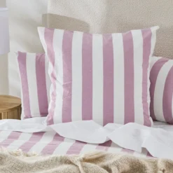 Milah Mauve Stripe European Pillowcase