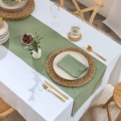 Milan Linen Cotton Table Runner