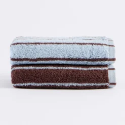 Morgan Stripe Reversible Hand Towel 2 Pack