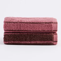 Morgan Stripe Reversible Hand Towel 2 Pack