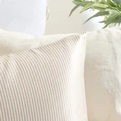 Mulberry Silk Natural Striped Pillowcase