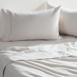 Natural Cotton Flannelette Sheet Set