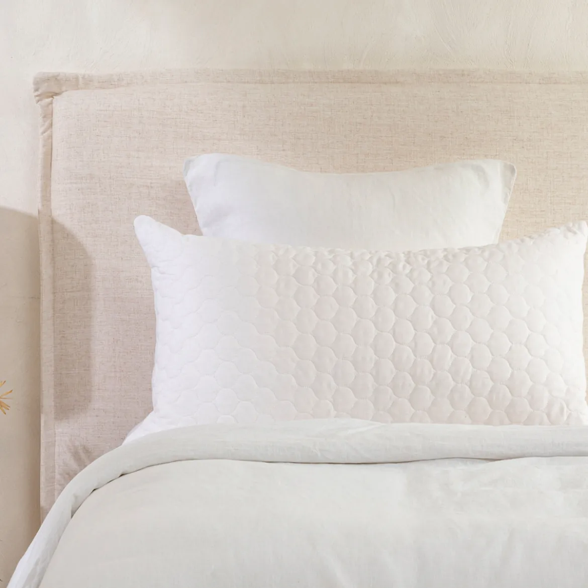 Natural Cotton King Pillow Protector