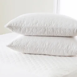 Natural Cotton Queen Pillow Protector