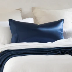 Navy Mulberry Silk Pillowcase
