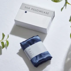 Navy Mulberry Silk Pillowcase