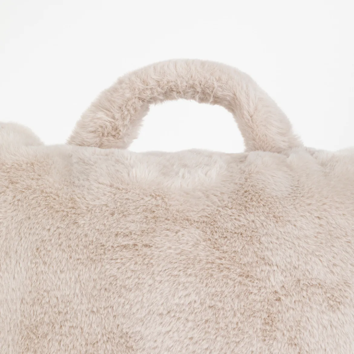 Nevada Faux Fur Bed Rest Reading Pillow