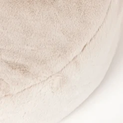 Nevada Faux Fur Round Floor Cushion