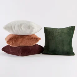 Nevada Faux Fur Square Cushion