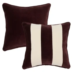 Nico Velvet Boucle Stripe Cushion