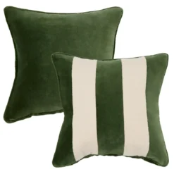 Nico Velvet Boucle Stripe Cushion