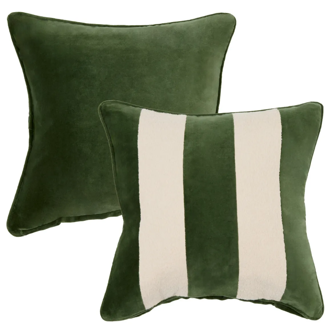 Nico Velvet Boucle Stripe Cushion