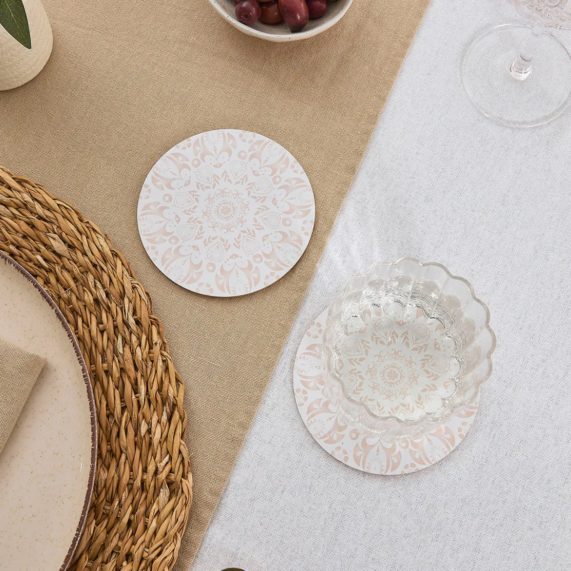 Odessa Cork Coaster Set of 6