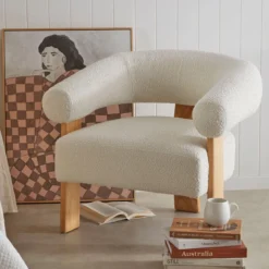 Ollie Boucle Occasional Chair