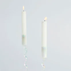 Opaline Candle Holder Set of 2