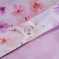 Ophelia Reversible Floral/Dot Quilt Cover Set