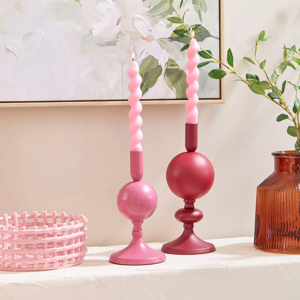 Orella Metal Candle Holder