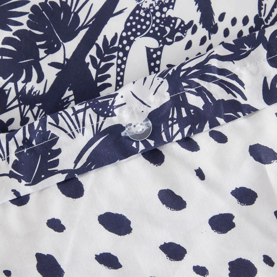 Orello Reversible Jungle/Spot Quilt Cover Set