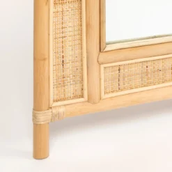 Otto Rattan Arch Floor Mirror