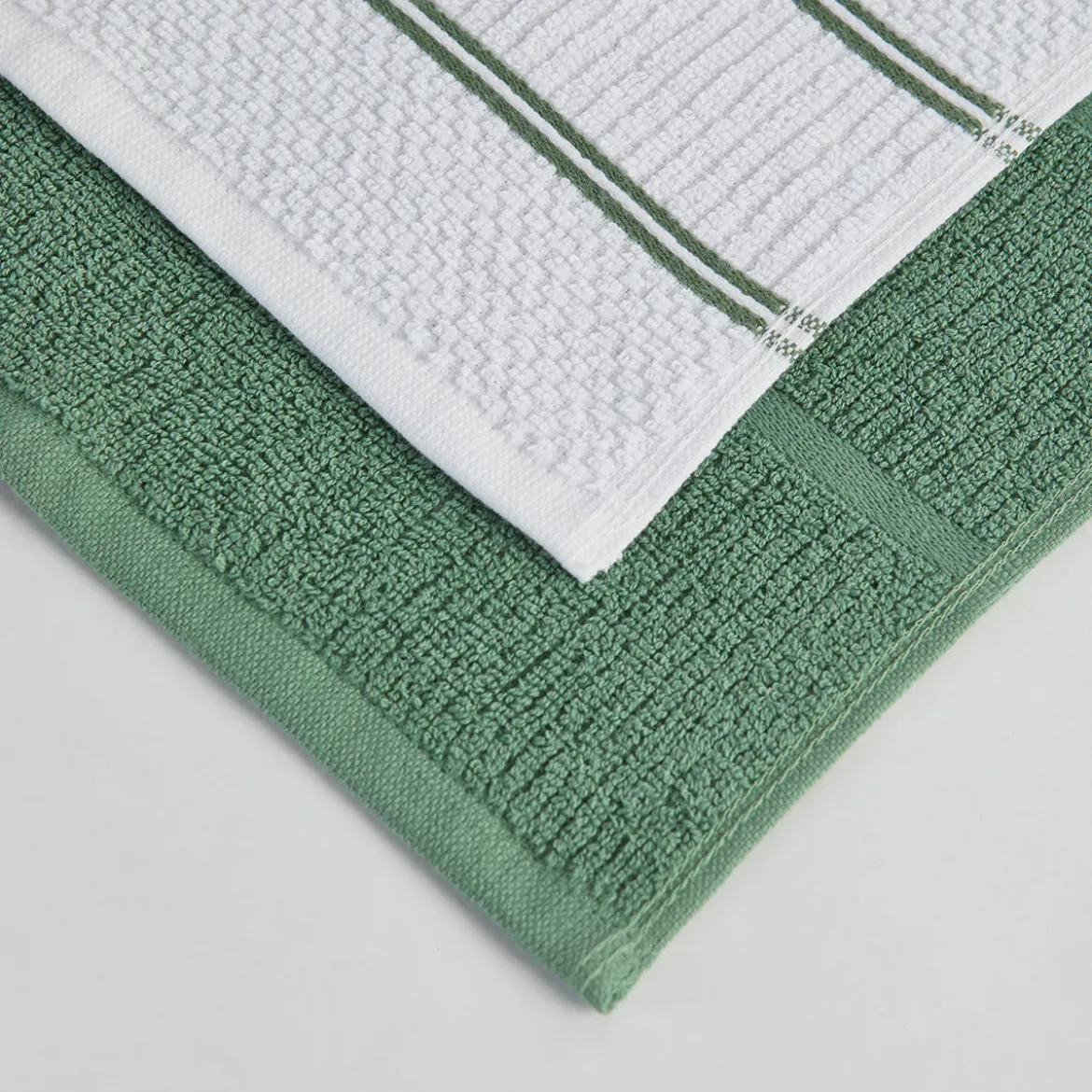 Oxford Cotton Tea Towel Set of 2