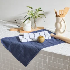 Oxford Cotton Tea Towel Set of 2