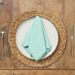 Parker Cotton Mint Green Napkin