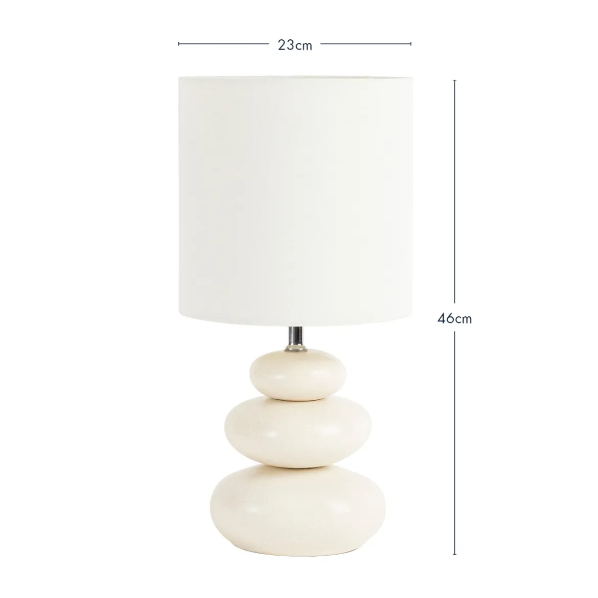 Pebble 46cm Table Lamp