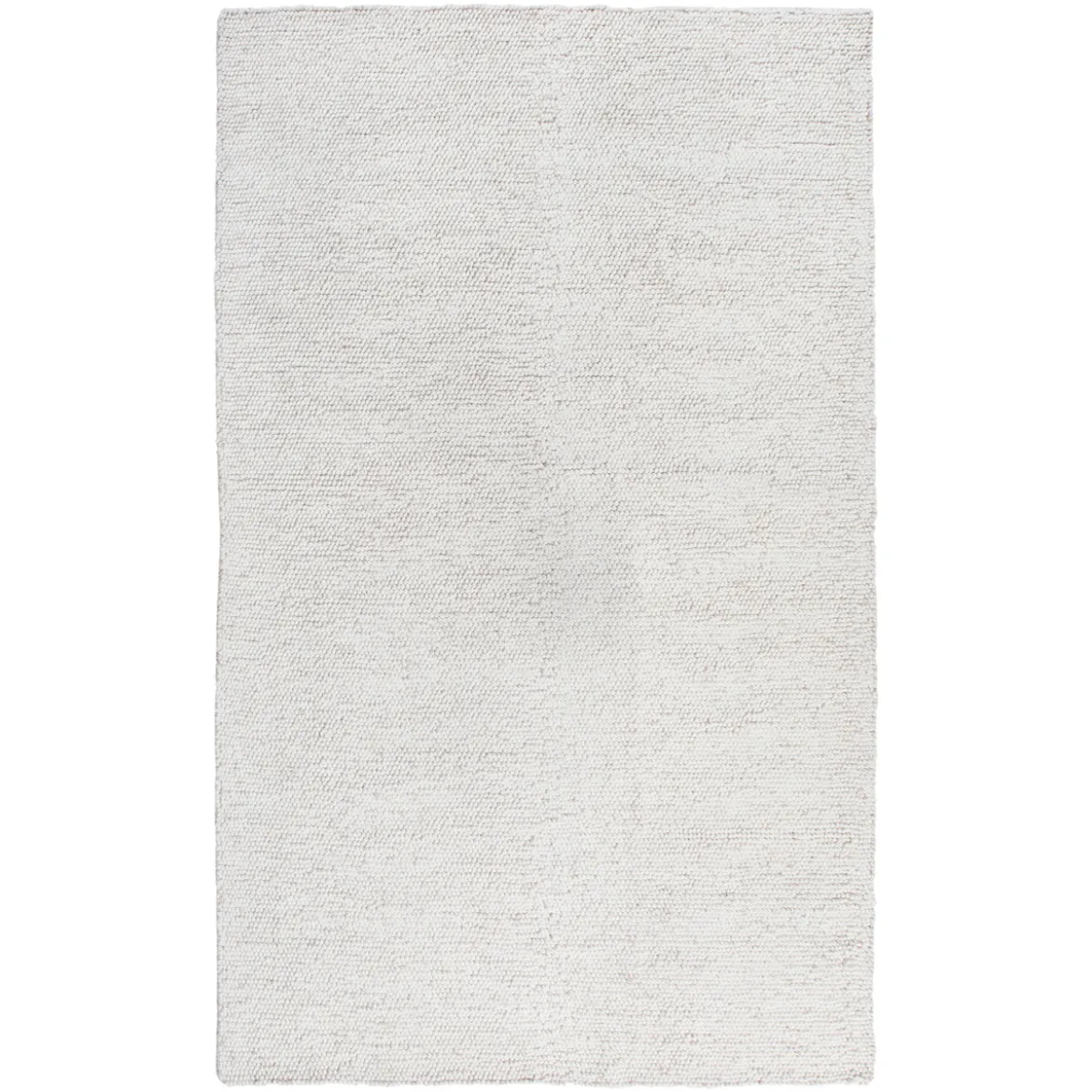 Pebbles Beige Large Wool Floor Rug